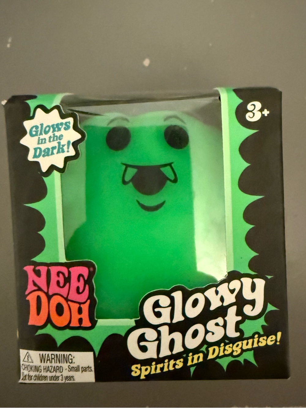 NeeDoh Glowy Ghost Green